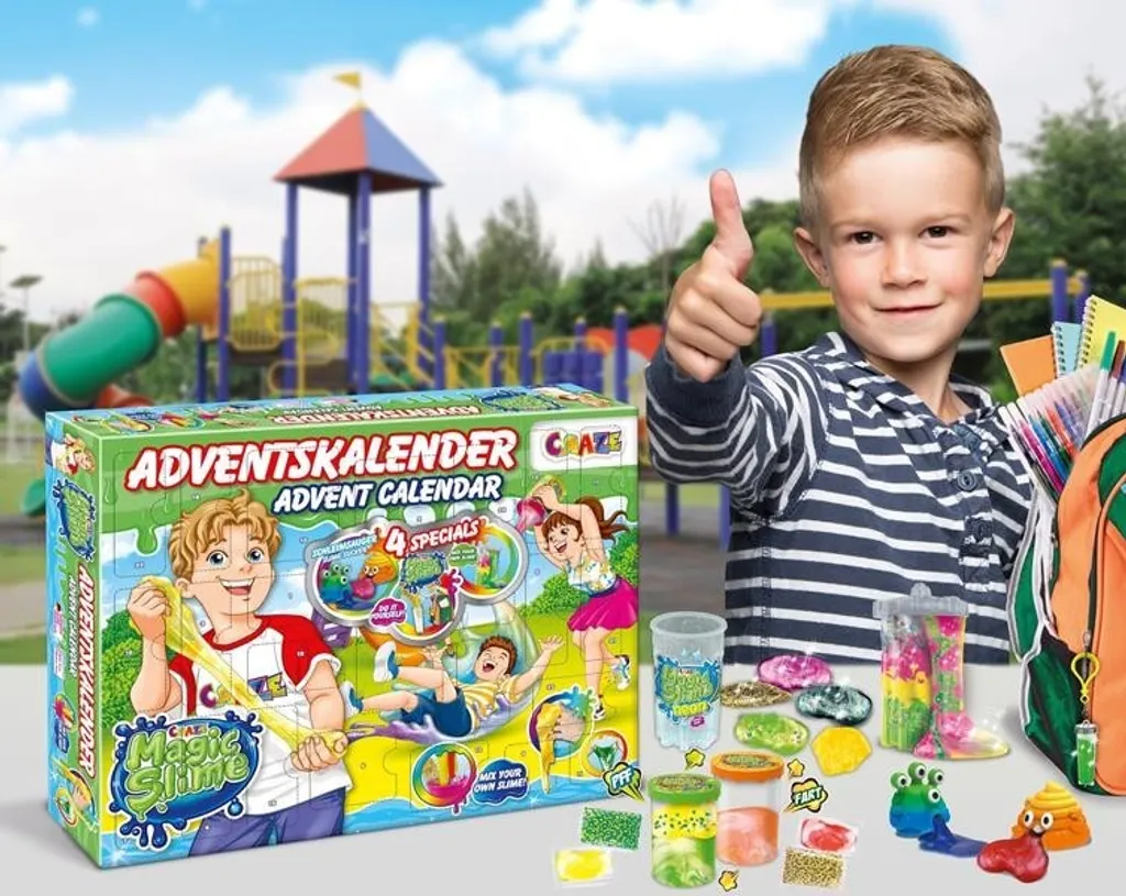 CRAZE, Adventkalender Adventskalender 2021 Magic Slime Mit 24 Slimeartikeln, 33463 6 CRAZE, Adventkalender Adventskalender 2021 Magic Slime Mit 24 Slimeartikeln, 33463 – Bild 6