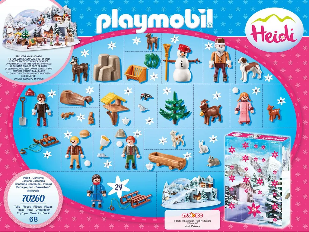 PLAYMOBIL Adventskalender "Heidis Winterwelt" 1 PLAYMOBIL Adventskalender "Heidis Winterwelt"