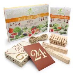 Saatgut Adventskalender Gemüse | Samen Adventskalender Von FLORTUS