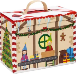 Yoamo Wichtelwerkstatt Adventskalender Mit Spielkoffer Für Kinder Mit Holzfiguren In Hochwertigem Aufbewahrungs-Koffer, 27-teilig (1 Set) -Künstliche Weihnachtsbäume das Geschäft 4d6fdf0312ed5ce06ec866e845420693