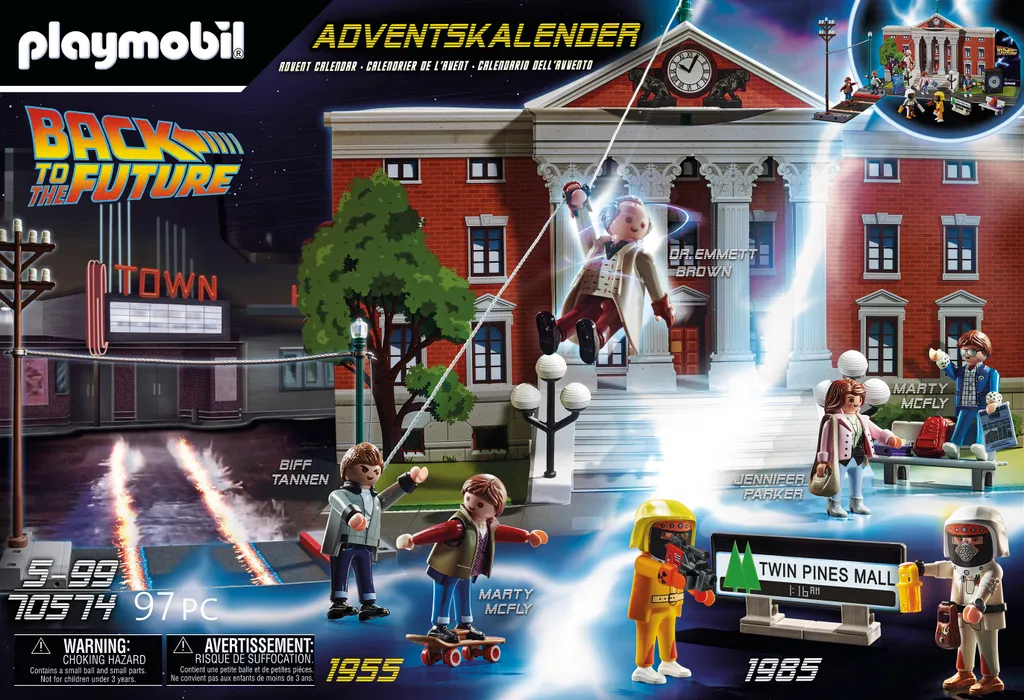 PLAYMOBIL Weihnachten 70574 Adventskalender "Back To The Future" 3 PLAYMOBIL Weihnachten 70574 Adventskalender "Back To The Future" – Bild 3
