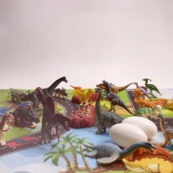 2022 Weihnachts Adventskalender Dinosaurier Spielzeug Blindbox Mit 74*70cm Teppich, Weihnachtsgeschenk Für Kinder Ab 3 Jahren -Künstliche Weihnachtsbäume das Geschäft 4ff77994b5101a4031f607c468a8481b 1