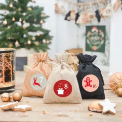 Adventskalender Zahlen Sticker 1-24 - Buchstaben Und Figuren Aufkleber Bastelset -Künstliche Weihnachtsbäume das Geschäft 510d8b34dd5de0950a012db26a334385