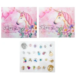 Adventskalender 2022, Einhorn Kinderschmuck Mit 22 Charms Und 2 Armbändern Weihnachtskalender Für Jungen, Mädchen, Kinder, Weihnachten Advent Calendar Weihnachtsgeschenk -Künstliche Weihnachtsbäume das Geschäft 5176c738c5f7edfabdbadae212f066fb
