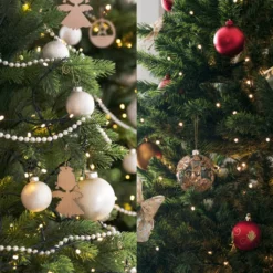 Vankel Künstlicher Weihnachtsbaum Mit LED- Beleuchtung Und Holzständer,180cm Tannenbaum. Luxus Qualität, Material PE -Künstliche Weihnachtsbäume das Geschäft 521c5e41c55d2e65c78f7b5c797cc925