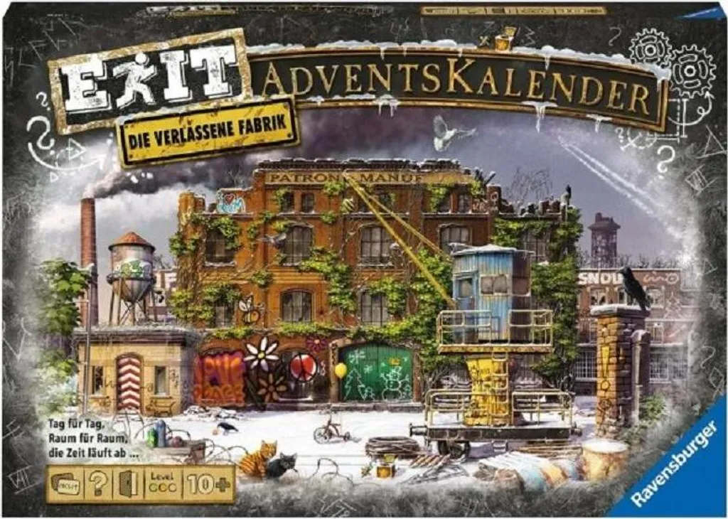 Ravensburger Spiele & Puzzle Exit Adventskalender Die Verlassene Fabrik" Brettspiele Spiele Familie HK22 Sw13116" 4 Ravensburger Spiele & Puzzle Exit Adventskalender Die Verlassene Fabrik" Brettspiele Spiele Familie HK22 Sw13116" – Bild 4