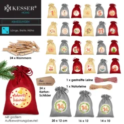 KESSER® Adventskalender Zum Befüllen 24 Jutebeutel Gedruckte Stoffbeutel Kinder Weihnachtskalender Zum Selber Befüllen Inkl.. 24x Schildchen + 1 Großer Aufbewahrungsbeutel Stoff, Farbe:Rot, Größe:16x12cm 15 KESSER® Adventskalender Zum Befüllen 24 Jutebeutel Gedruckte Stoffbeutel Kinder Weihnachtskalender Zum Selber Befüllen Inkl.. 24x Schildchen + 1 Großer Aufbewahrungsbeutel Stoff, Farbe:Rot, Größe:16x12cm -Künstliche Weihnachtsbäume das Geschäft 555bf8d7aa9676a423c6c97cb23393b8 2