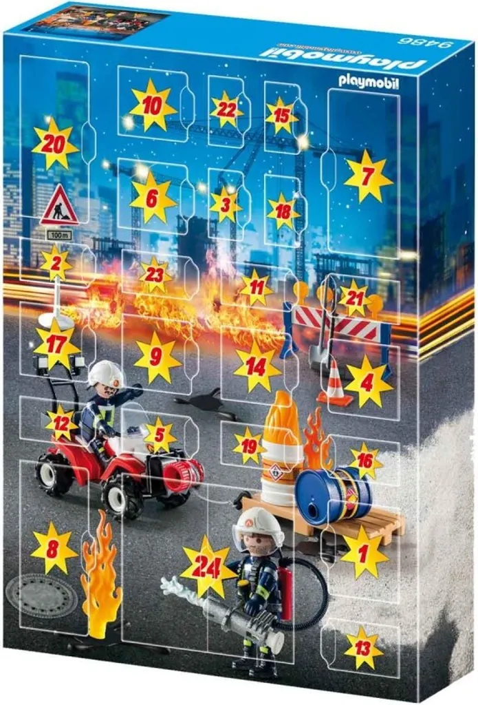 PLAYMOBIL, Adventskalender "Feuerwehreinsatz Auf Der Baustelle", 9486 11 PLAYMOBIL, Adventskalender "Feuerwehreinsatz Auf Der Baustelle", 9486 – Bild 11