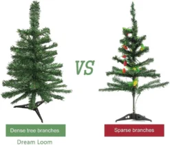 Mini-Weihnachtsbaum Mit Bunten LED-Lichtern Und Stoffboden - 1,6 Fuß -Künstliche Weihnachtsbäume das Geschäft 56eebc9fa72e69f314ec541a145669f4