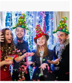 Weihnachtsmützen Baum Mit LED Bunte Lichter Pompons Weihnachten Kostüm Für Erwachsene Kinder Grün -Künstliche Weihnachtsbäume das Geschäft 589a31d1dd88a6c356f4fe70e0d0d5b9