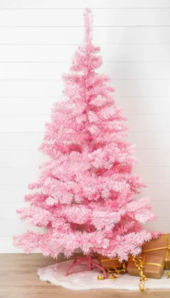 Künstlicher Weihnachtsbaum Rosa 210 Cm Tannenbaum Christbaum Baum Weihnachten
