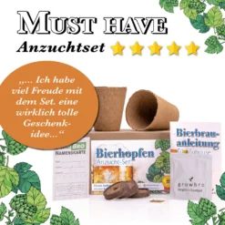 Growbro Hopfen Anzuchtset | Der Weg Zu DEINEM EIGENEN BIER | Das Geschenk Für Männer, Freunde & Papa 11 Growbro Hopfen Anzuchtset | Der Weg Zu DEINEM EIGENEN BIER | Das Geschenk Für Männer, Freunde & Papa -Künstliche Weihnachtsbäume das Geschäft 5d1a22adb6b06462933cac05b16b6289
