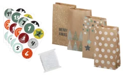 Folia Adventskalender 24 Adventstütchen "NATURE" -Künstliche Weihnachtsbäume das Geschäft 5e520c929cd279d793ad9e7eac45fffc