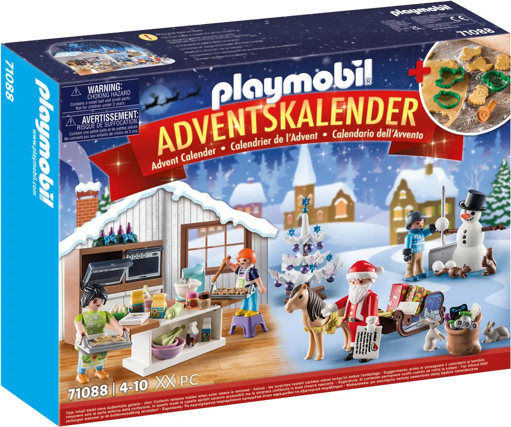 PLAYMOBIL Weihnachten 71088 Adventskalender Weihnachtsbacken 1 PLAYMOBIL Weihnachten 71088 Adventskalender Weihnachtsbacken