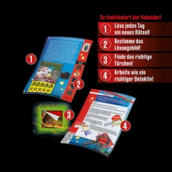 Kosmos 632441 Die Drei ??? Adventskalender 2022 -Künstliche Weihnachtsbäume das Geschäft 611190f604d92d7d19d0f8e4c7de147f