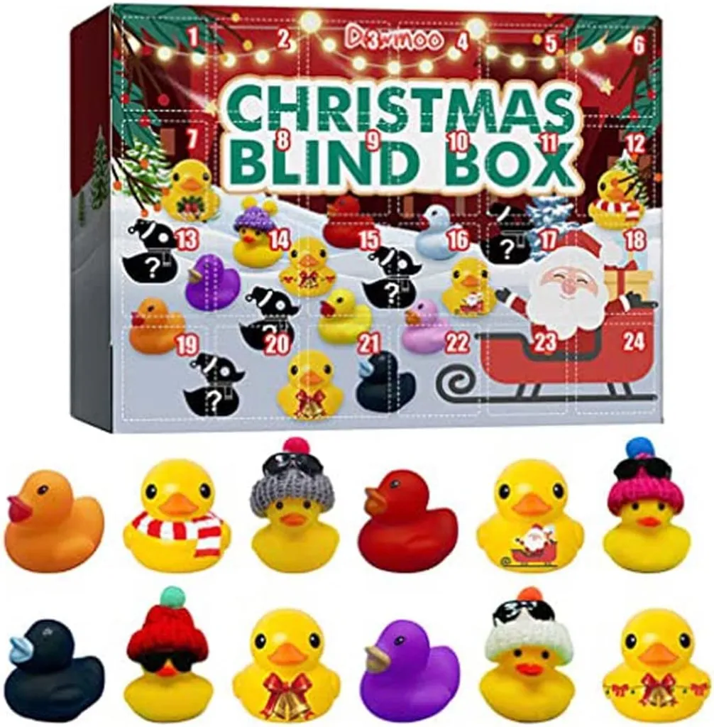 Adventskalender 2022, 24 Stk Gummienten Gelbe Ente Für Jungen, Mädchen, Kinder, Weihnachten Advent Calendar Weihnachtsgeschenk 3 Adventskalender 2022, 24 Stk Gummienten Gelbe Ente Für Jungen, Mädchen, Kinder, Weihnachten Advent Calendar Weihnachtsgeschenk – Bild 3