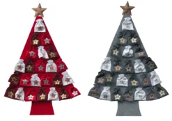 My Home Adventskalender "Tannenbaum", Zum Befüllen, Rot