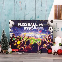 ROTH Fußballspaß Adventskalender 2022 - Fußball Kalender Mit 24 Gadgets Für Die Weltmeisterschaft In Der Adventszeit -Künstliche Weihnachtsbäume das Geschäft 627022930700f4b26e7a47113eb0903e