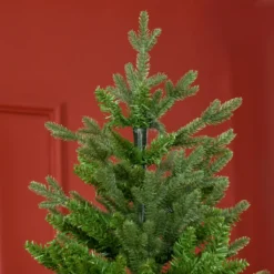 HOMCOM Künstlicher Weihnachtsbaum 210 Cm Mit 2551 Astspitzen Christbaum Tannenbaum Mit Standfuß Flammhemmend PVC PE Metall Grün -Künstliche Weihnachtsbäume das Geschäft 635a3aca379379048fb7a5fa17b390b0
