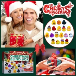 Weihnachts Adventskalender 2022,Kleine Enten Spielzeug,Weihnachtsgeschenke Für Kinder -Künstliche Weihnachtsbäume das Geschäft 6463fb29e2b7df55cde36c68cf682c4a