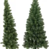 "Halber" Weihnachtsbaum, Halber Mauerbaum, Höhe 180 Cm, Ausführung Für Kleine Räume, 361 Äste, 60 X 88 X 180 Cm