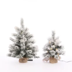 Black Box Trees Dinsmore Künstlicher Weihnachtsbaum In Jutesack - H60 X Ø50 Cm - Grün Frosted -Künstliche Weihnachtsbäume das Geschäft 6a7ba0a2e5712817b9d40b82277a70f5