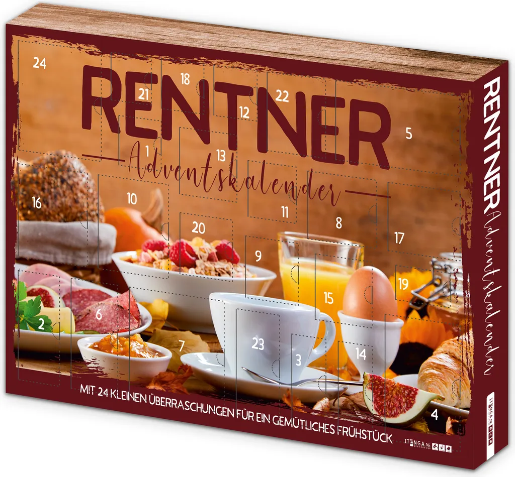 Itenga Adventskalender Rentner - Rentner Adventskalender Mit Frühstücksartikeln 1 Itenga Adventskalender Rentner - Rentner Adventskalender Mit Frühstücksartikeln
