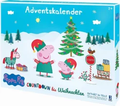 Jazwares PEP0658 Adventskalender Peppa Pig Für Kinder Ab 2 Jahren -Künstliche Weihnachtsbäume das Geschäft 6eb1f95dbd8abdecd4efb86dbdf26c7c
