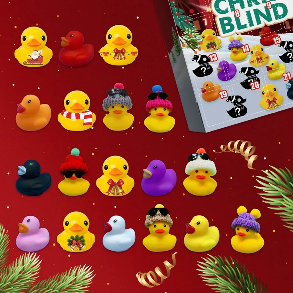 24 Tage Weihnachten Adventskalender Gummienten Rubber Ducky Badespielzeug Weihnachtsgeschenke 7 24 Tage Weihnachten Adventskalender Gummienten Rubber Ducky Badespielzeug Weihnachtsgeschenke – Bild 7