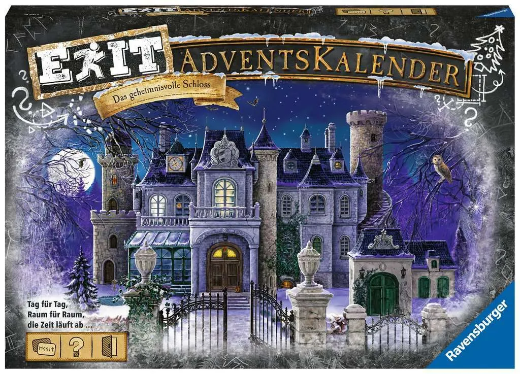 Ravensburger Exit Adventskalender - Das Geheimnisvolle Schloss 18941 1 Ravensburger Exit Adventskalender - Das Geheimnisvolle Schloss 18941