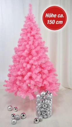 Künstlicher Weihnachtsbaum In Pink Tannenbaum Kunstbaum Christbaum Tanne 1,5m -Künstliche Weihnachtsbäume das Geschäft 7441352b769240aa093b96b904fba85f