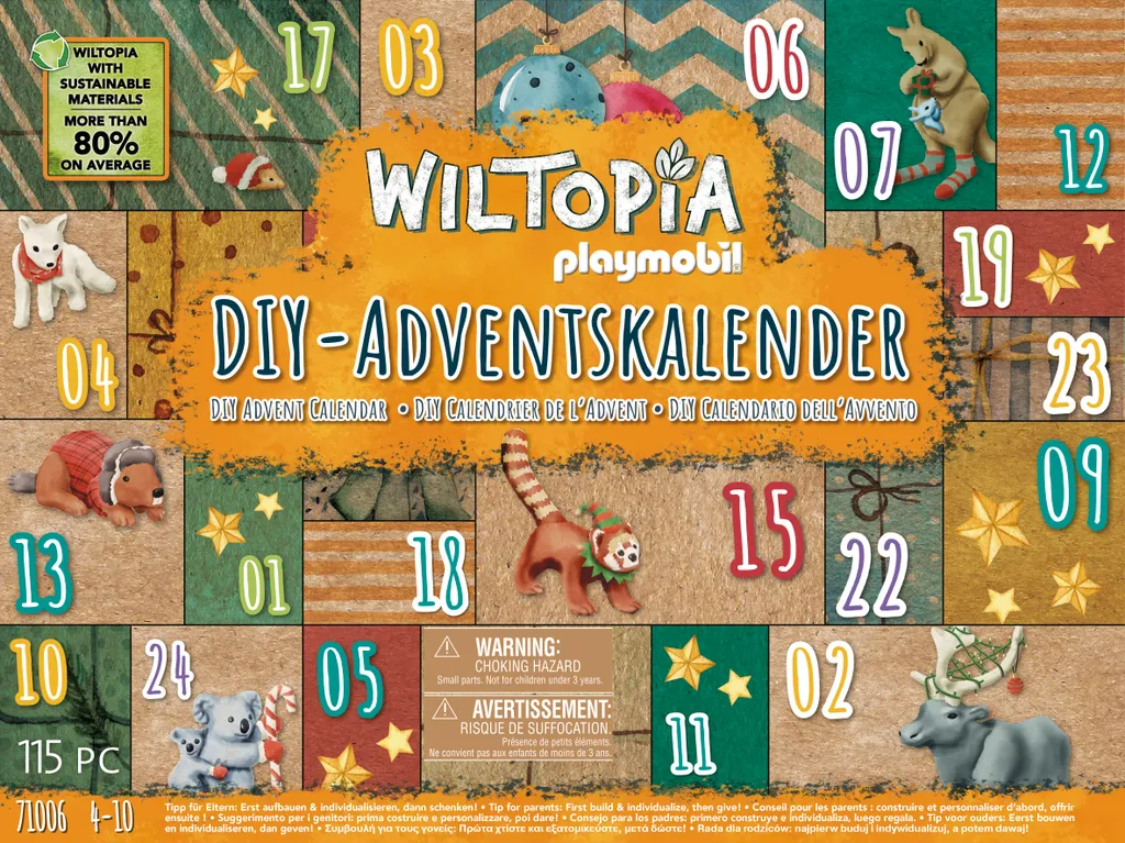 PLAYMOBIL Wiltopia 71006 DIY Adventskalender: Tierische Weltreise 3 PLAYMOBIL Wiltopia 71006 DIY Adventskalender: Tierische Weltreise – Bild 3