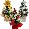 Mini Weihnachtsbaum Klein Künstlicher Tannenbaum, Weihnachten Dekoration Weihnachtsbaum, Baumschmuck Weihnachtskugeln Künstliche Weihnachtsbäume Weihnachts Desktop Dekoration 20CM