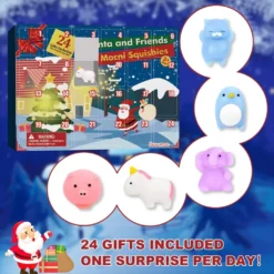 Adventskalender 2022, 24 Stück Gummi Squeeze Spielzeug,Anti-Stress Spielzeug-Set Weihnachtsgeschenk -Künstliche Weihnachtsbäume das Geschäft 77a664101757d1cc6955e5a65bcbdad5
