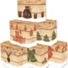 ROTH Adventskalender Zum Befüllen - 24 Adventsboxen 'Hygge-Style' Mit 24 Boxen Zum Befüllen