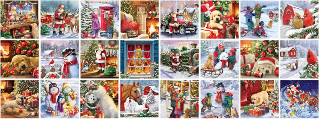Puzzle Adventkalender - Frohe Weihnachten. 1200 Teile 6 Puzzle Adventkalender - Frohe Weihnachten. 1200 Teile – Bild 6