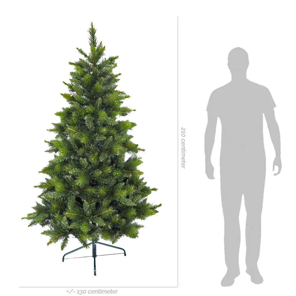 Künstlicher Weihnachtsbaum 'King Tree' - Exkl. Beleuchtung - ⌀130 Cm - ↕210 Cm 3 Künstlicher Weihnachtsbaum 'King Tree' - Exkl. Beleuchtung - ⌀130 Cm - ↕210 Cm – Bild 3