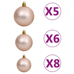 VidaXL Künstlicher Weihnachtsbaum Mit LEDs & Kugeln 120 Cm 230 Zweige -Künstliche Weihnachtsbäume das Geschäft 80f7bc799352dd78aef32058b8ba6685
