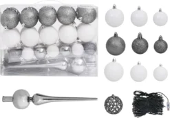 VidaXL Schlanker Weihnachtsbaum Mit LEDs & Kugeln Rosa 120 Cm -Künstliche Weihnachtsbäume das Geschäft 819ae59deab2765fbc88323ba52cb732