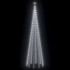 VidaXL Weihnachtsbaum-Dekoration Kegelform 752 LEDs 160x500cm Kaltweiß