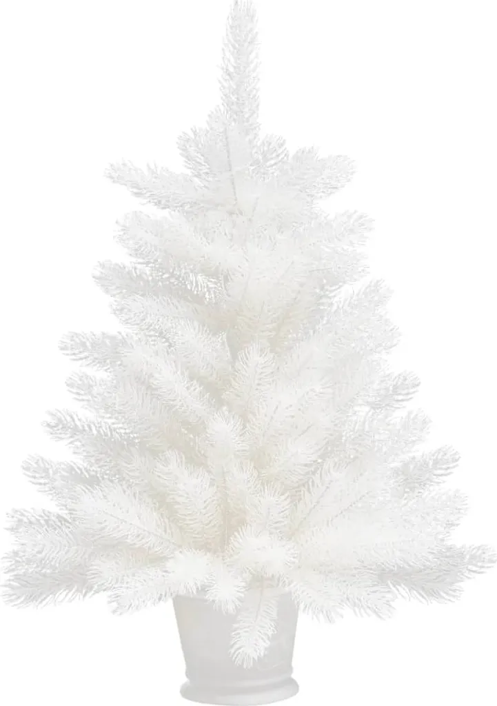 VidaXL Künstlicher Weihnachtsbaum Naturgetreue Nadeln Weiß 65 Cm 2 VidaXL Künstlicher Weihnachtsbaum Naturgetreue Nadeln Weiß 65 Cm – Bild 2