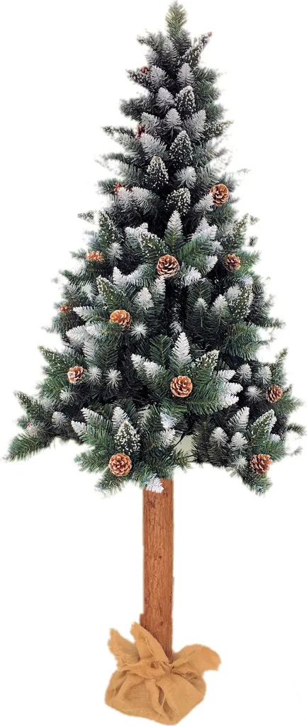 Künstlicher Weihnachtsbaum Tannenbaum Christbaum Dekobaum Mit Baumstamm Und Kiefernzapfen 210 1 Künstlicher Weihnachtsbaum Tannenbaum Christbaum Dekobaum Mit Baumstamm Und Kiefernzapfen 210