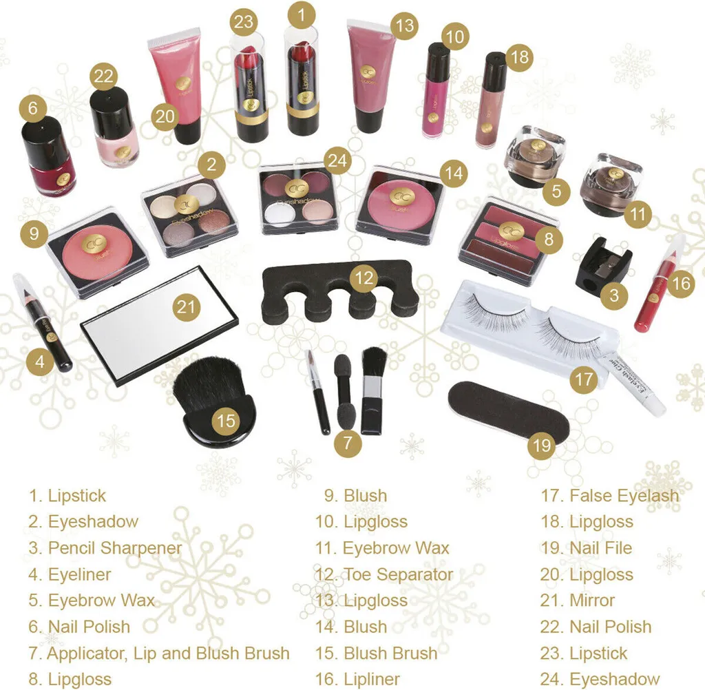 Accentra Beauty Adventskalender Mit Make-Up Für Frauen & Mädchen 2 Accentra Beauty Adventskalender Mit Make-Up Für Frauen & Mädchen – Bild 2
