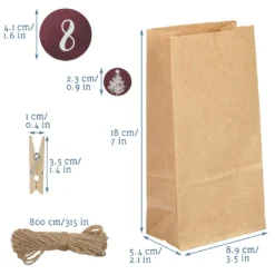 LIVAIA Adventskalender Zum Befüllen -Künstliche Weihnachtsbäume das Geschäft 86a58a8e9245ca3f2bbddcde754417bd