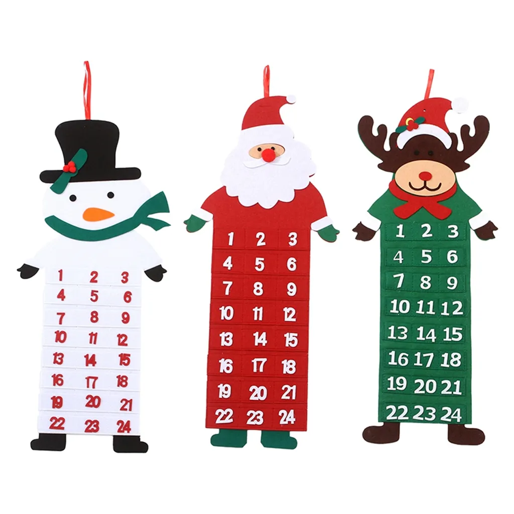 Adventskalender Weihnachten Kalender Befüllbar Weihnachten Hängeanhänger Weihnachtsmann Ornamente Diy Adventskalender Weihnachtsdekoration Für Zuhause(Weiß) 5 Adventskalender Weihnachten Kalender Befüllbar Weihnachten Hängeanhänger Weihnachtsmann Ornamente Diy Adventskalender Weihnachtsdekoration Für Zuhause(Weiß) – Bild 5