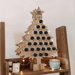 24 Tage Weihnachtsbaum Weinregal Holz Advents Countdown , Weihnachts Countdown Ornamente Aus Holz, Weinregal Dekoration, Feiertags Adventskalender, Weinregal, Weihnachtsdekoration -Künstliche Weihnachtsbäume das Geschäft 87cee1db257defcbbfa2977cfd351615