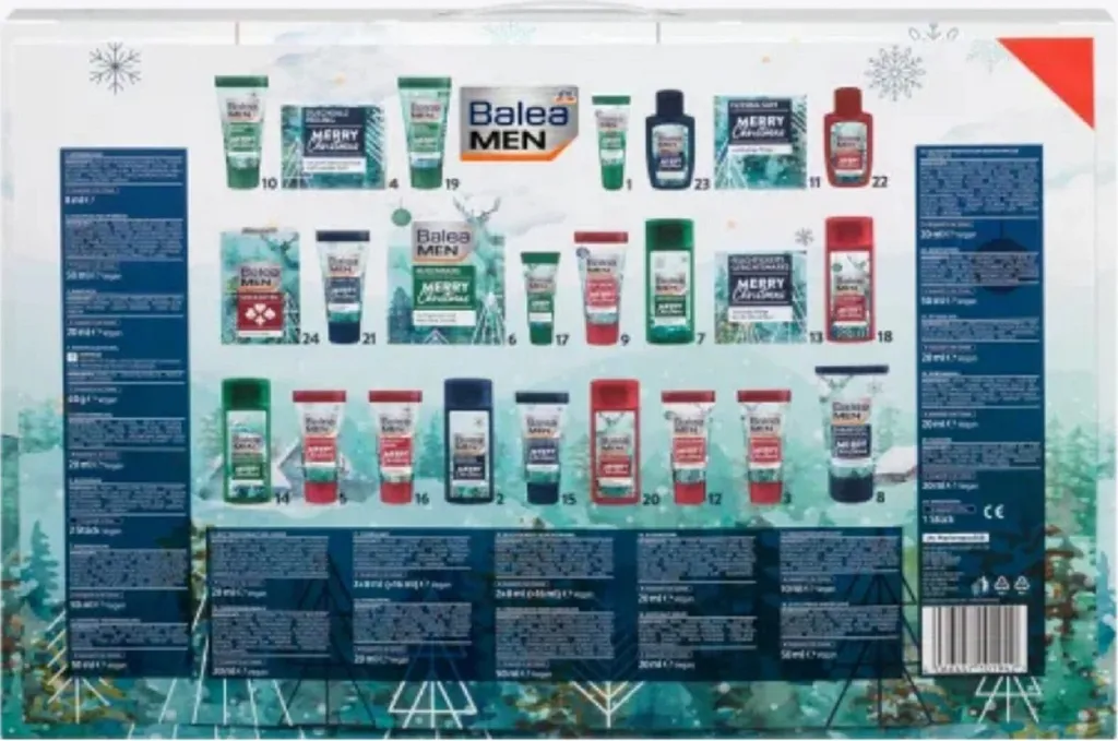 Balea Men - Man - Adventskalender 2022 - Advent Calendar - Herren, Männer Mit 24 Beauty Und Pflegeprodukten Für Ihn + EXTRA Geschenk - 6-tlg. Fusspflegeset Für Seidenweiche, Gepflegte Füße 2 Balea Men - Man - Adventskalender 2022 - Advent Calendar - Herren, Männer Mit 24 Beauty Und Pflegeprodukten Für Ihn + EXTRA Geschenk - 6-tlg. Fusspflegeset Für Seidenweiche, Gepflegte Füße – Bild 2