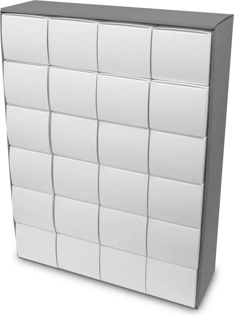 Itenga Adventskalender Zum Füllen Quader XL 6x4 (außen Grau) 1 Itenga Adventskalender Zum Füllen Quader XL 6x4 (außen Grau)