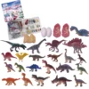 2022 Adventskalender Weihnachten 24 Tage Blind Box Geschenkbox Dinosaurier Kinderspielzeug Countdown Kalender