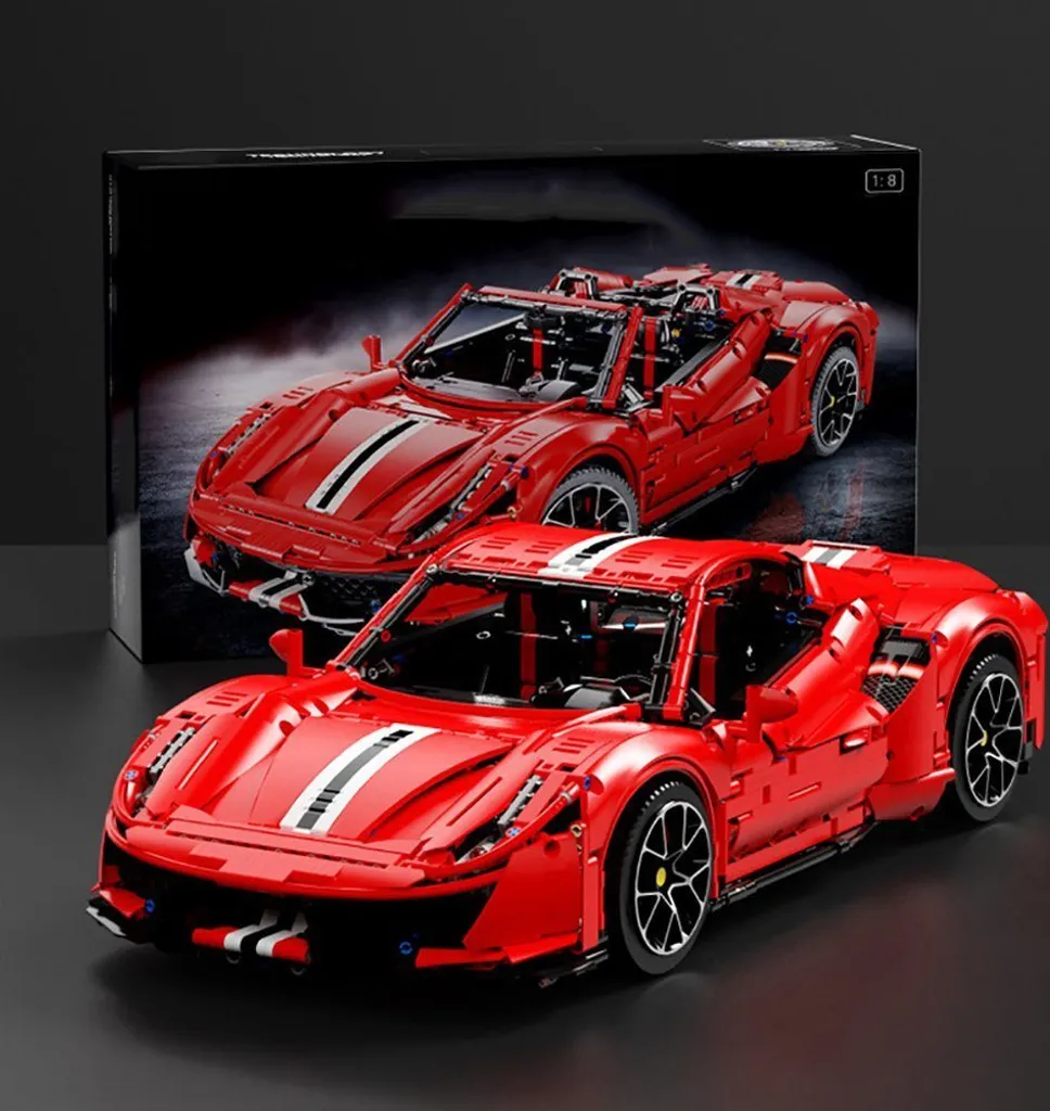 TAIGAOLE 5005 Statische Version Sportwagen MOC Klemmbausteine 3608Teile 1:8 1 TAIGAOLE 5005 Statische Version Sportwagen MOC Klemmbausteine 3608Teile 1:8